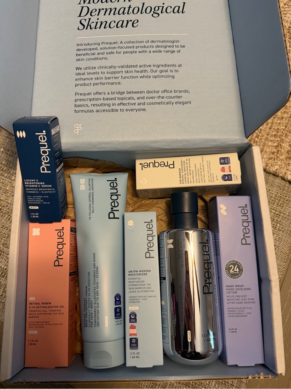 Prequel skincare bundle brand new